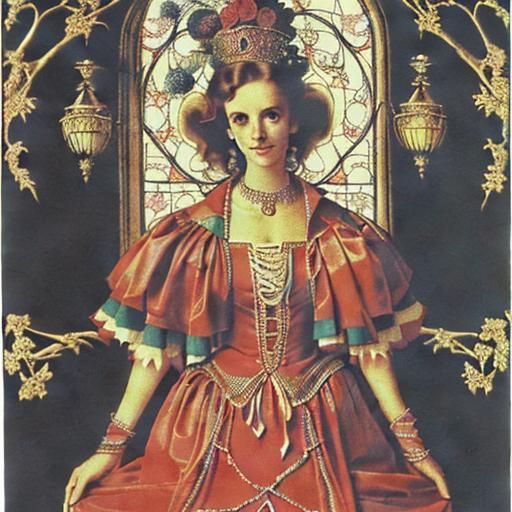 Mythical Scene with Sensual and Evanescent Quality