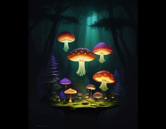 Jellyfish Float Through Toadstool Forest in Beatrix Potter S...