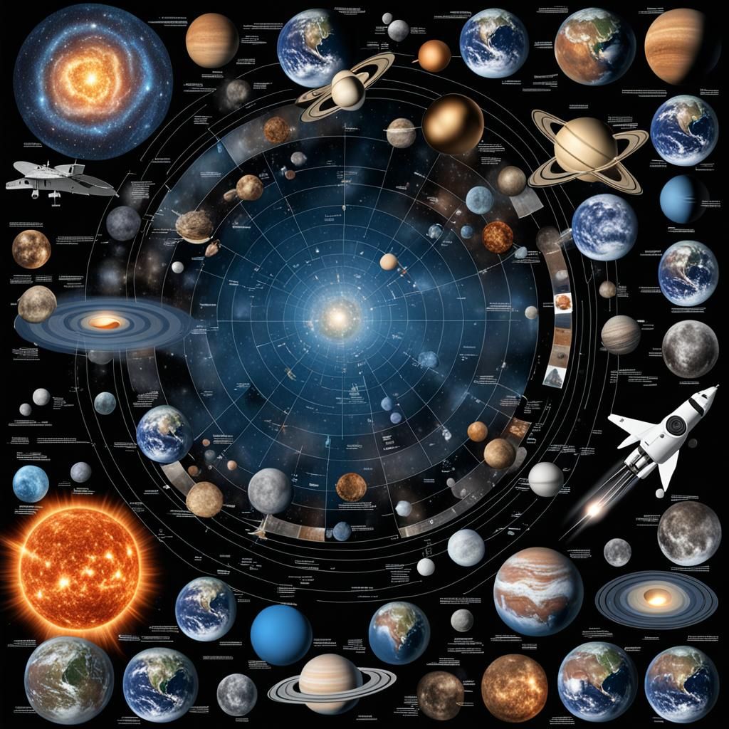 Photorealistic Collage of Scientific Breakthroughs