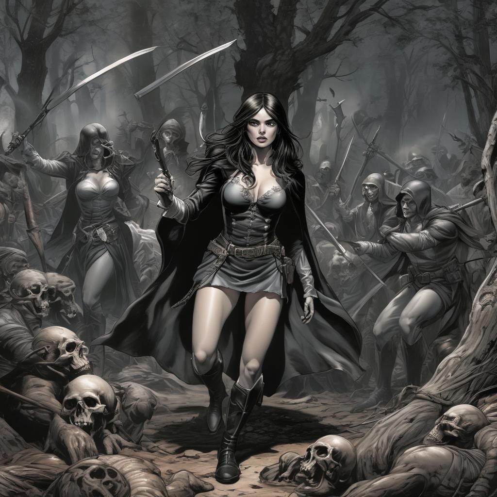 Grimdark Landscape in Classical Style