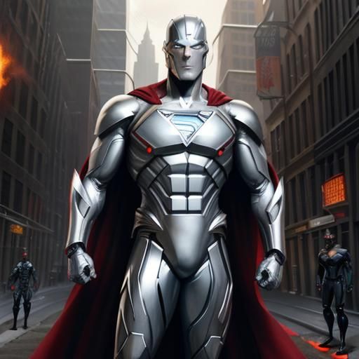 Shemar Moore as Steel. The Armored Superman.