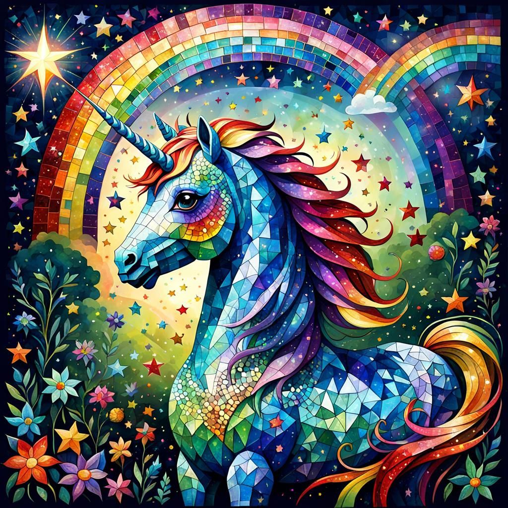 The Unicorn who makes Rainbows