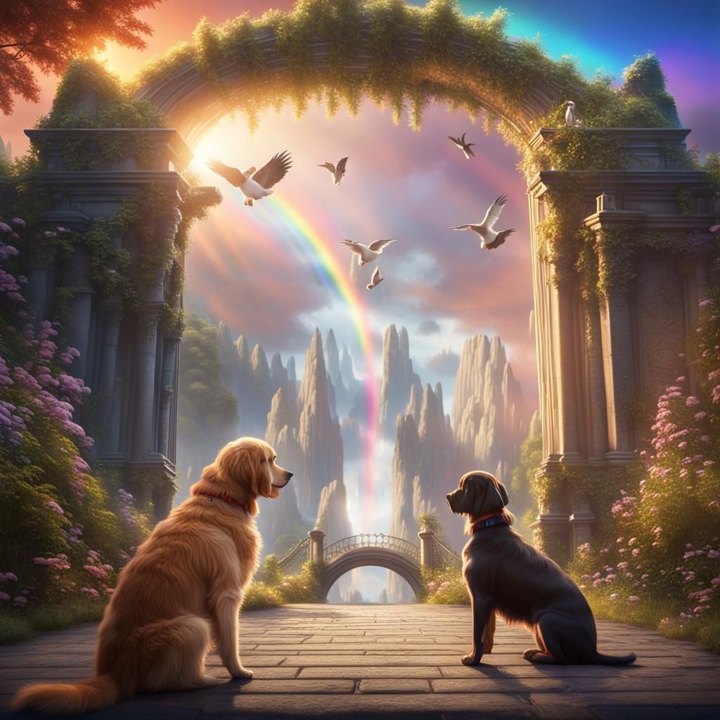 Rainbow Bridge: A Heaven for Beloved Pets