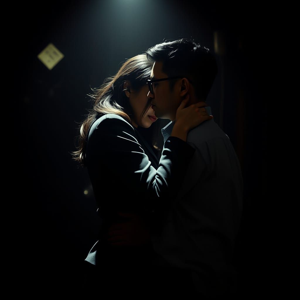 Secretive Lovers Share a Stolen Moment in the Shadows