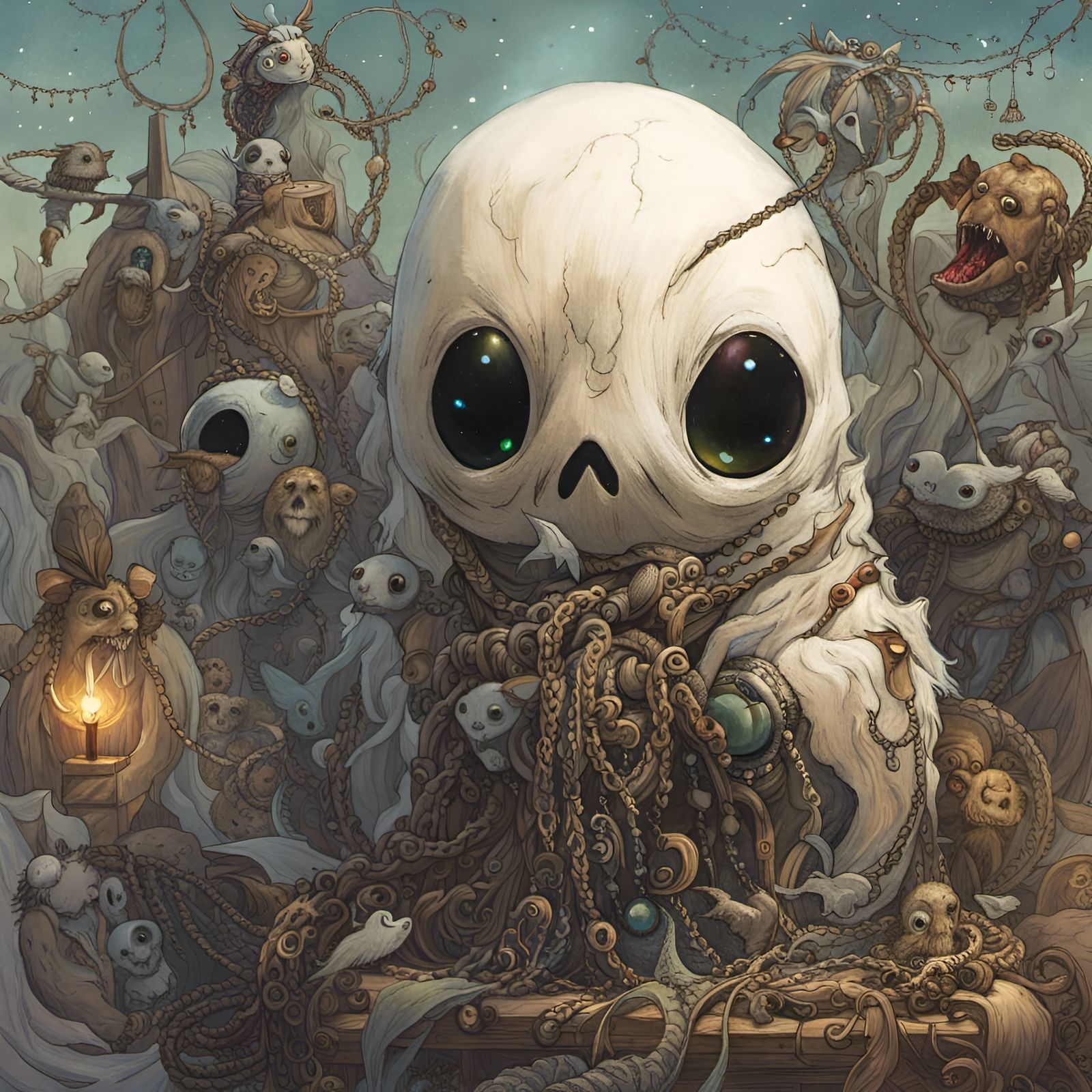 Specter caring its chains from its past