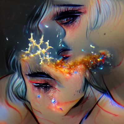 Thoughts Dissolving Into Stardust: Ethereal Concept