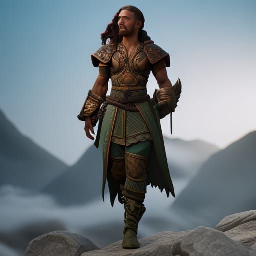 Detailed Snake Tattoo Design in Matte Painting Style