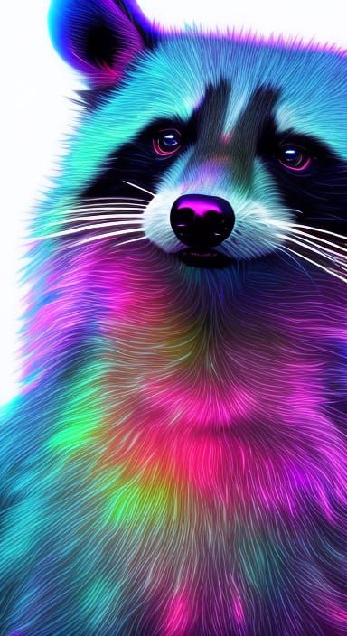 Neon Raccoon