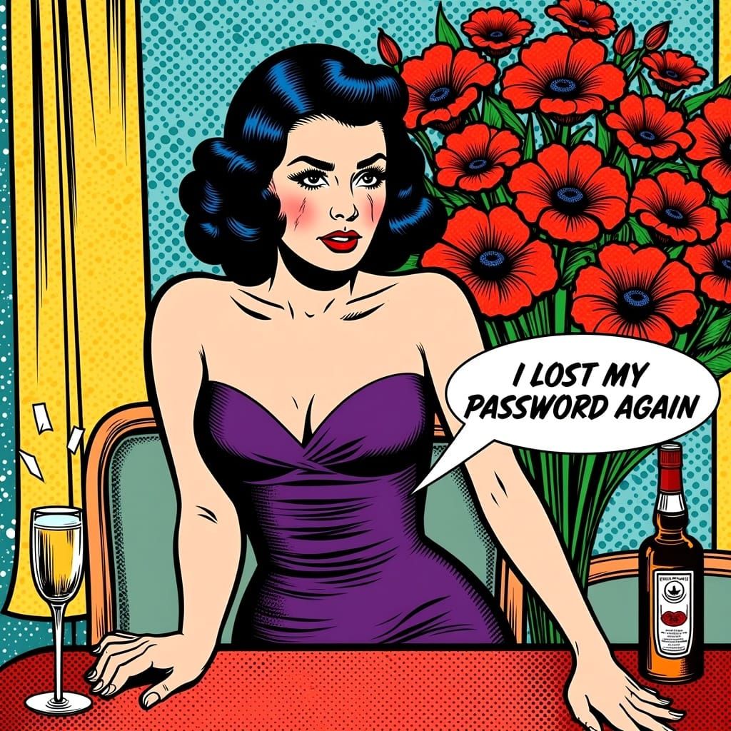 Elisabeth Taylor in a 1950s Comic Book Style Pop Art Masterp...