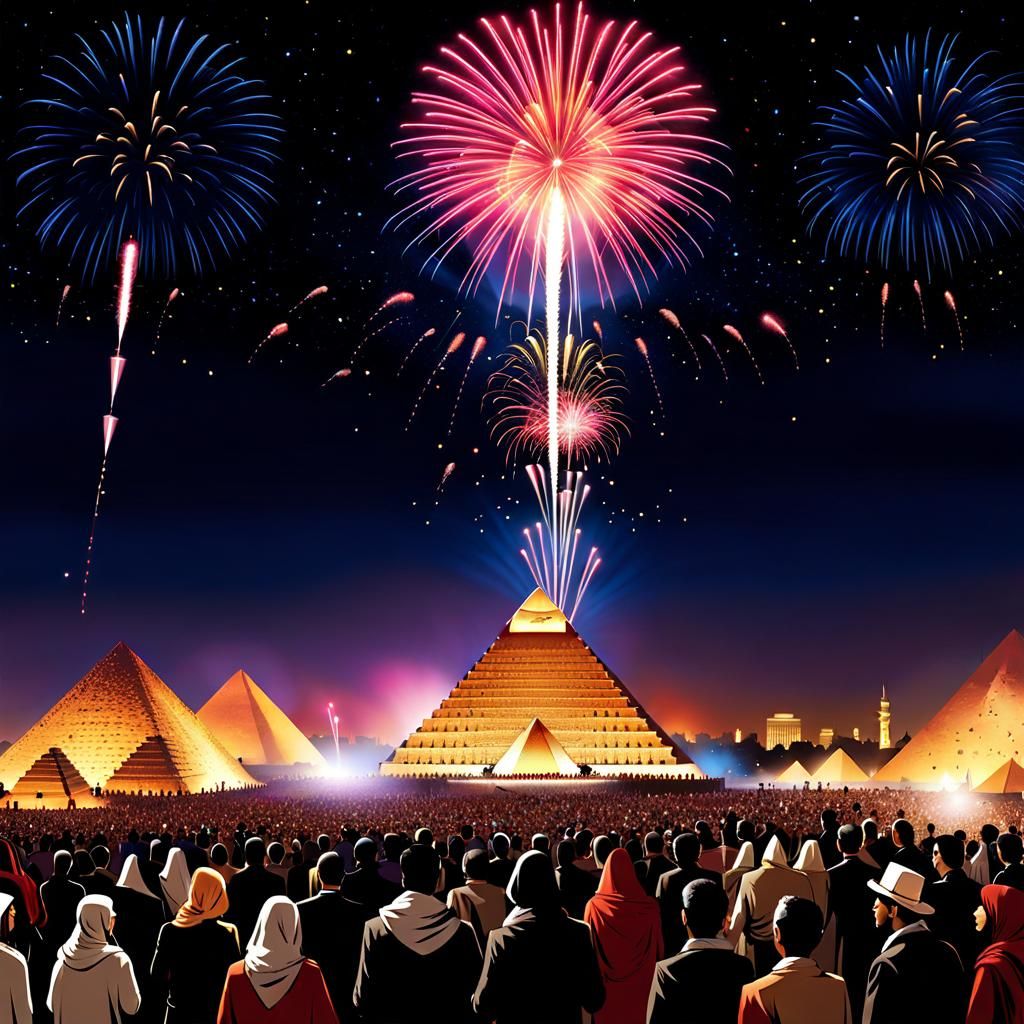 Vibrant Cairo New Year's Eve Celebration