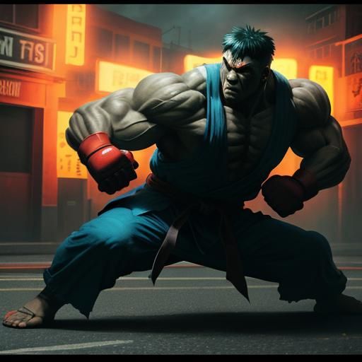 Cinematic Street Fighter Film Still