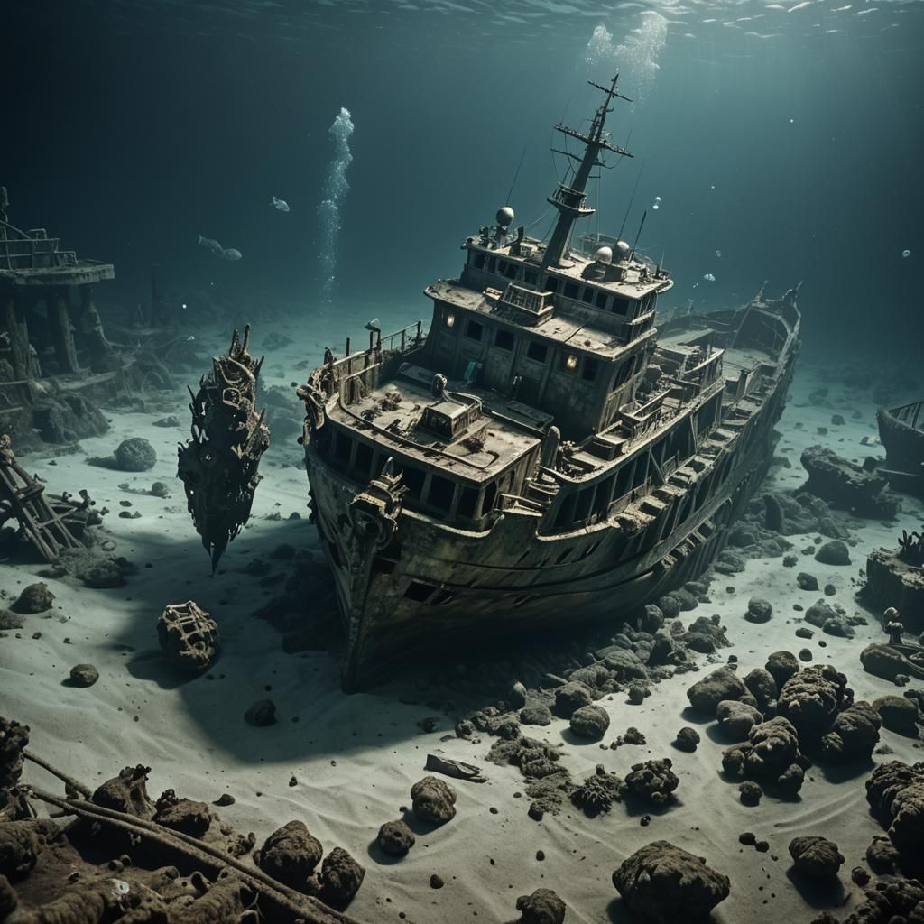 Atlantis Shipwreck Reveals Ominous Underwater Monster Presen...