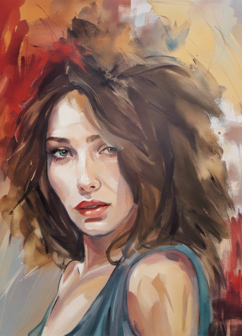 AI Image of a Woman from the USA