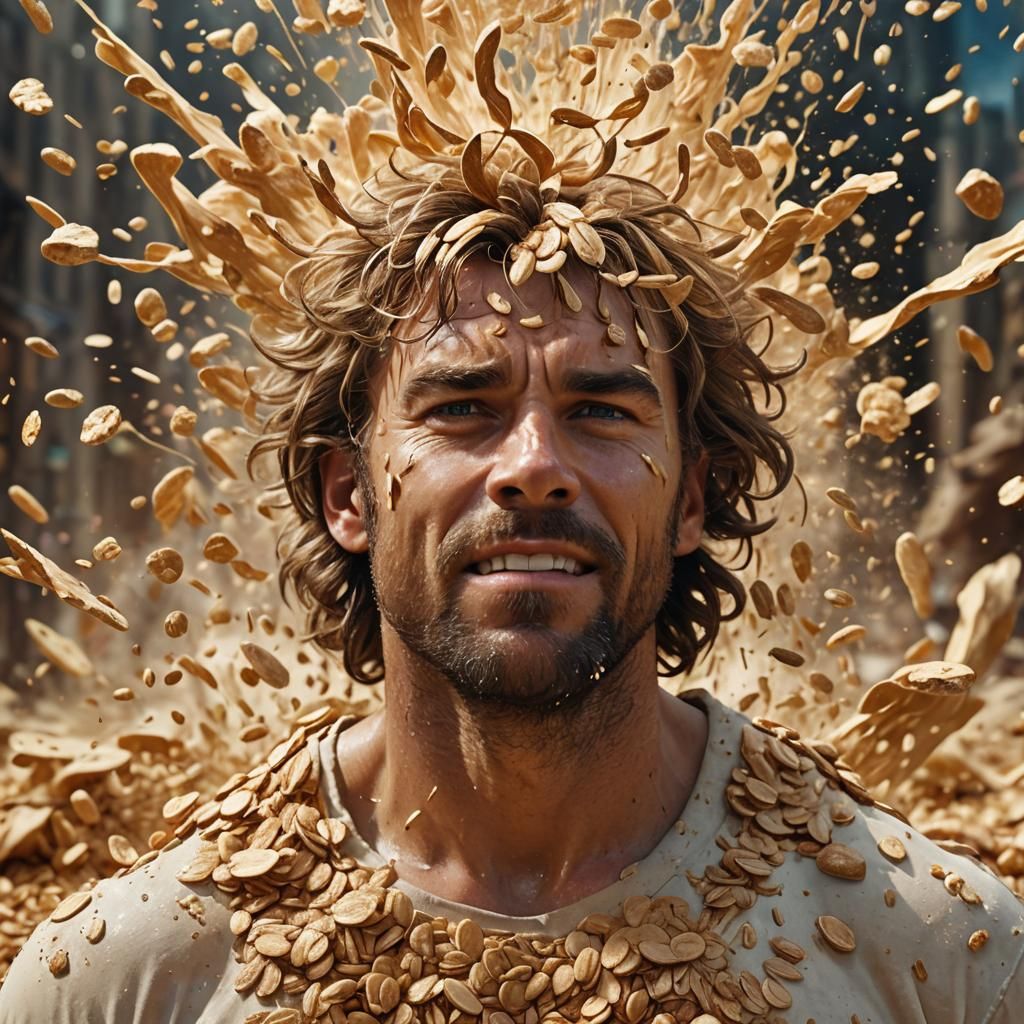 Oatmeal Impact: A Fantastical Matte Painting