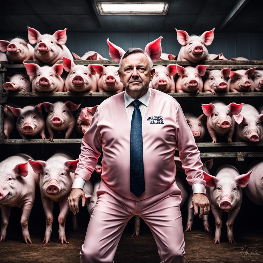 Australian Prime Ministers Anthony Albanese identifies as a pig
