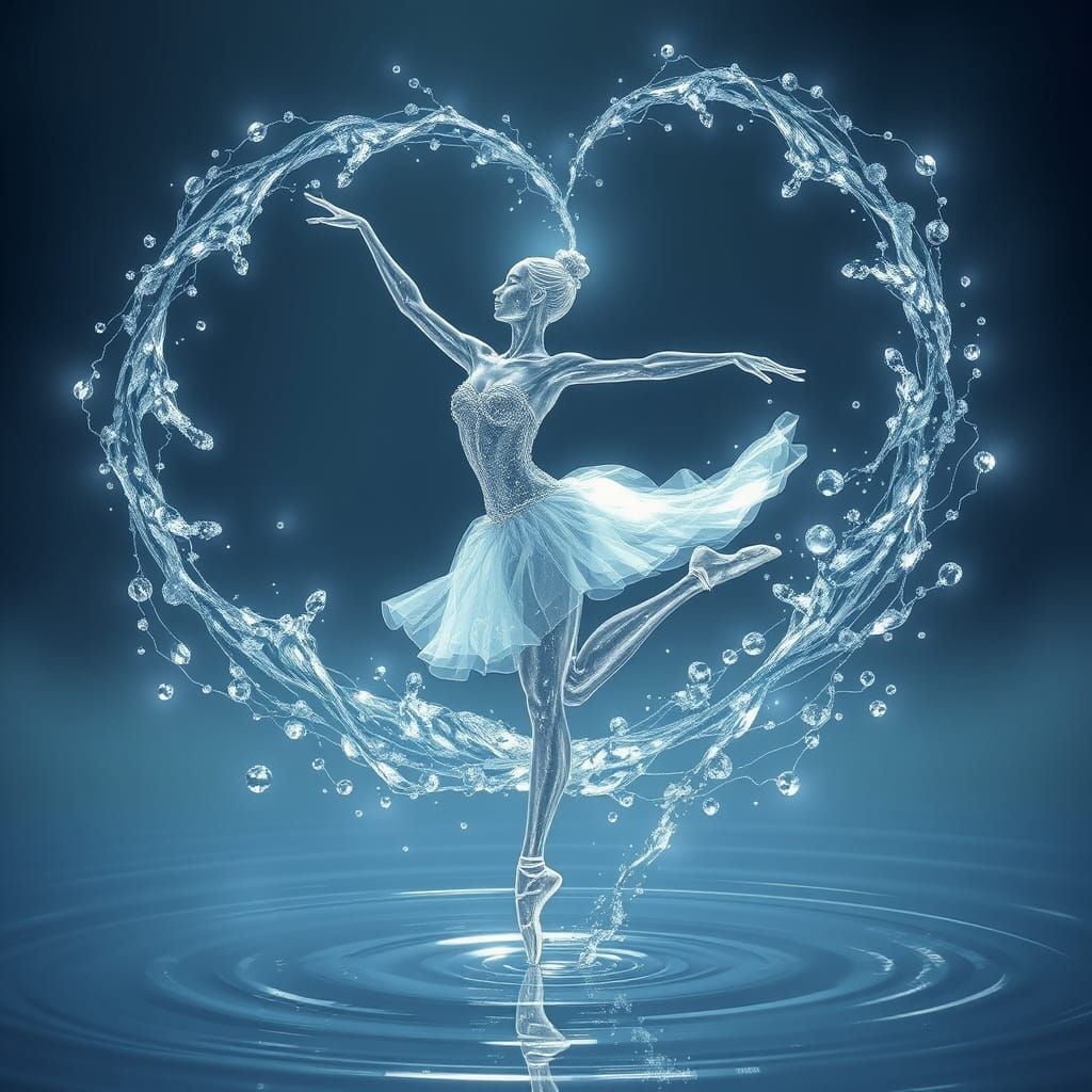Crystal Ballet Dancer with Water Powers