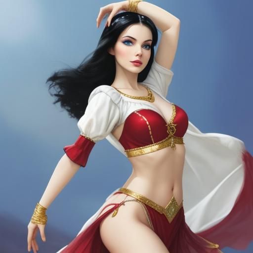 Snow White as Arabian Dancer