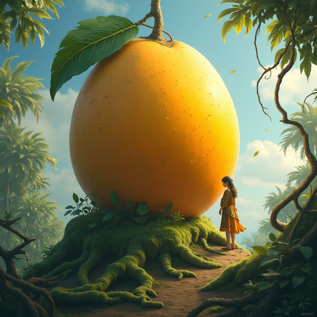 Colossal Mango Fantasy Art Concept
