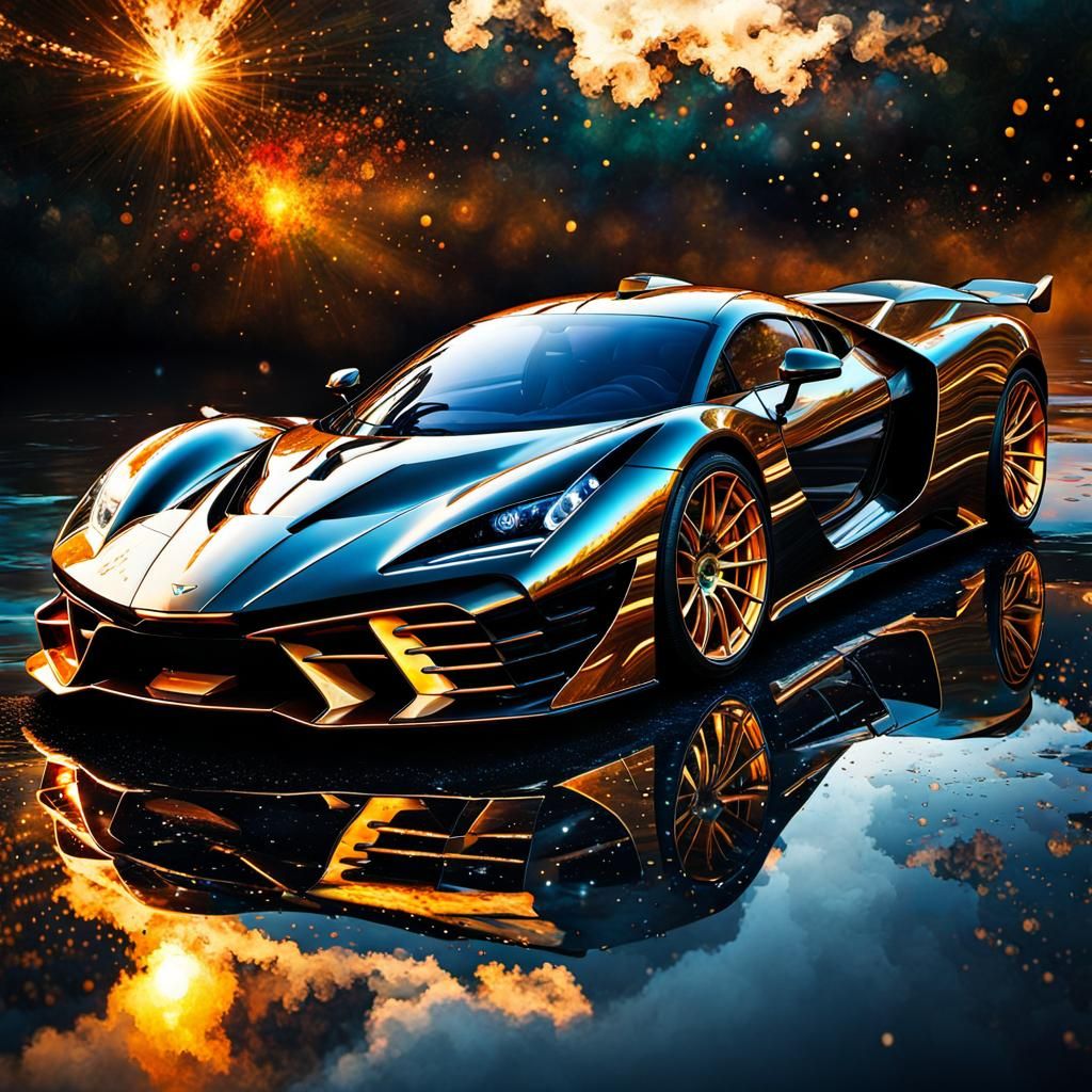 Futuristic Hypercar