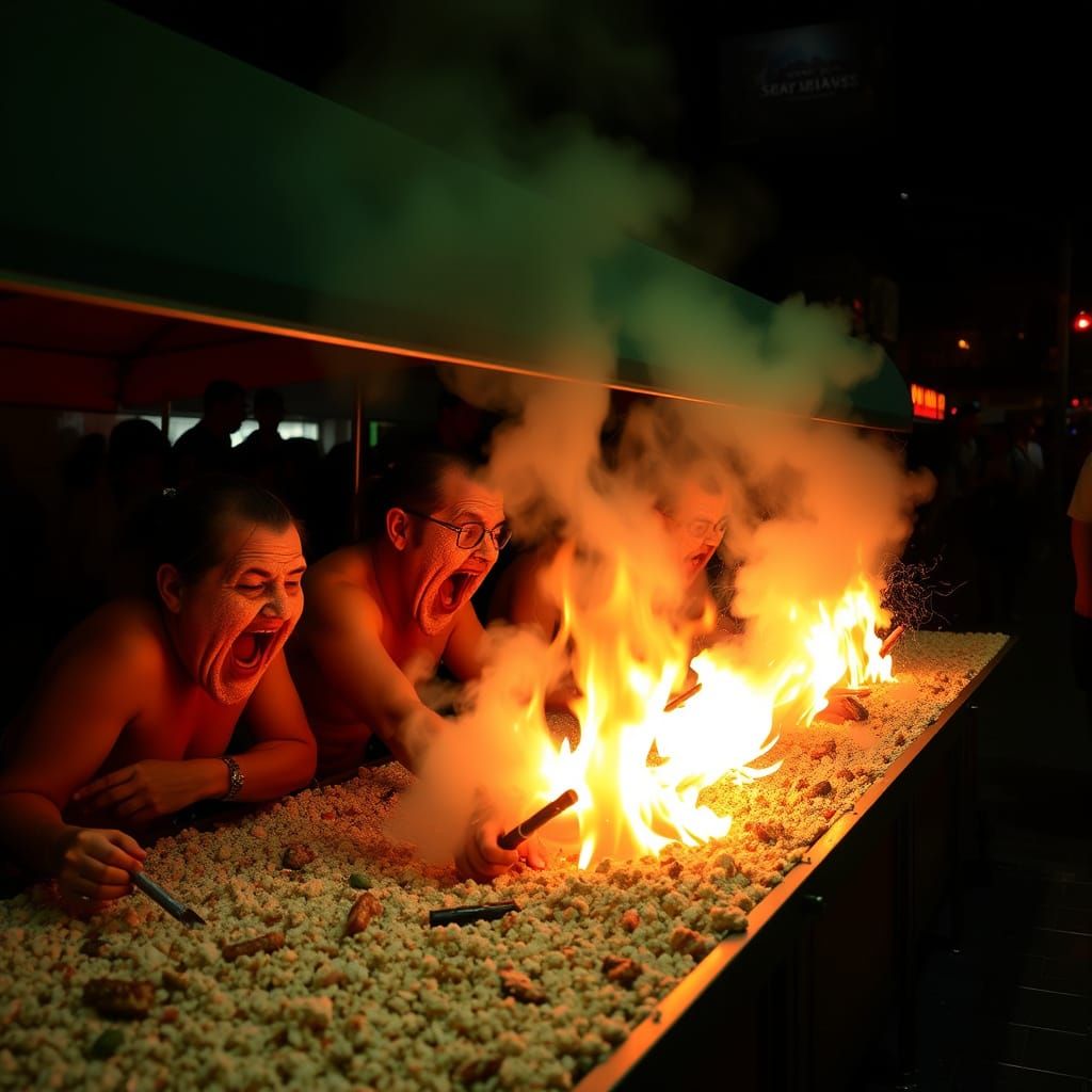 Gawd, imagine the stench?