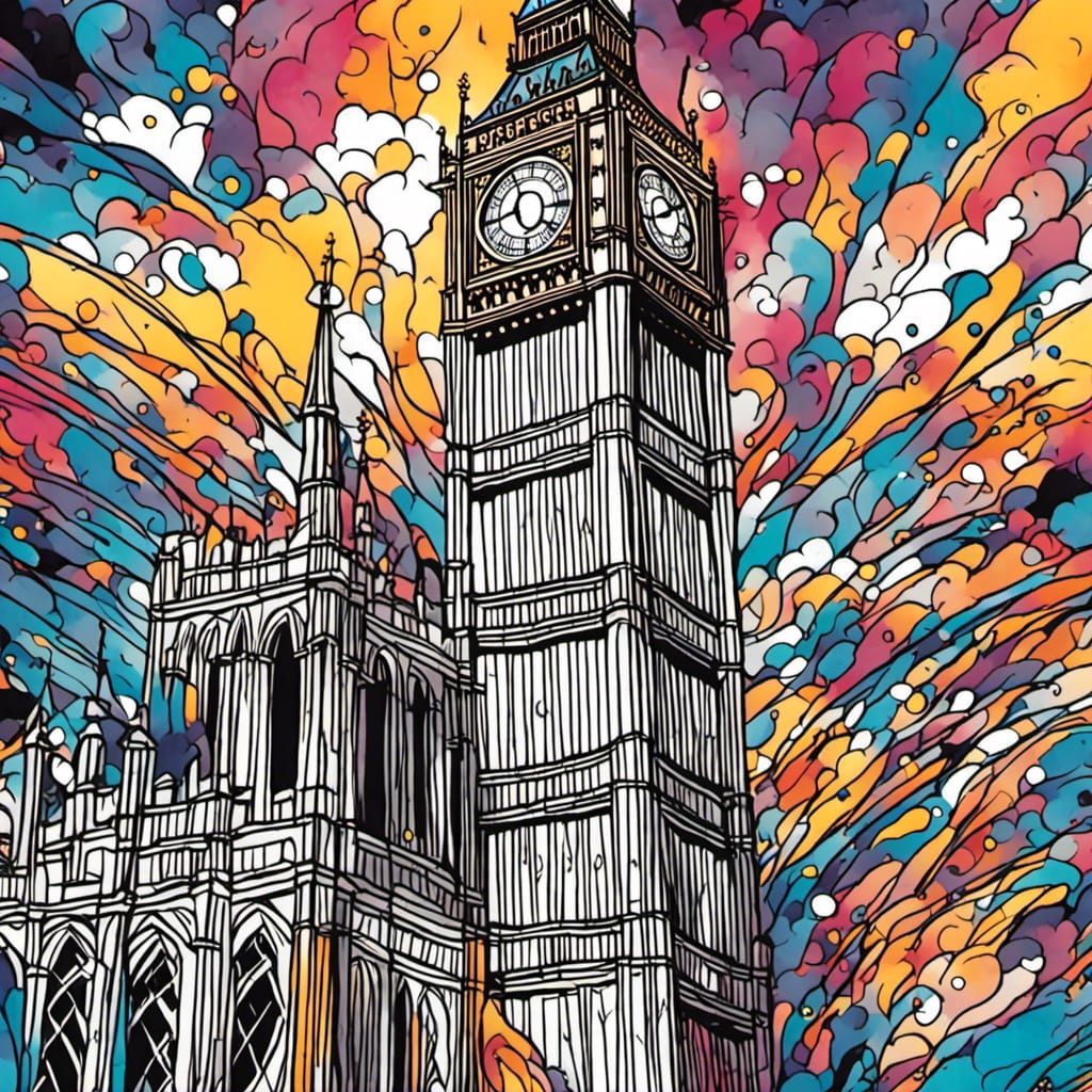 Big Ben <lora:Brewed from Mistakes:1.0>