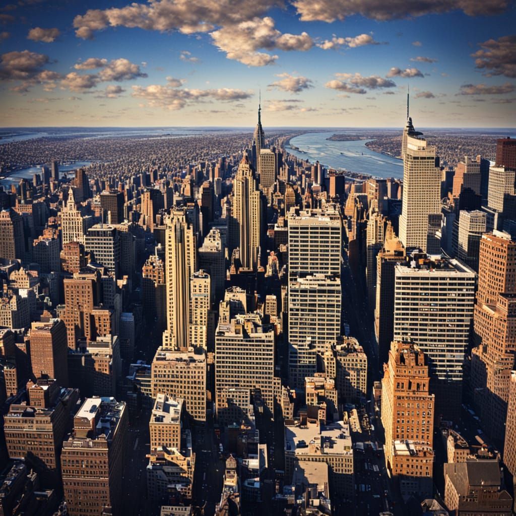 Vibrant Metropolis in a Cyberpunk Aesthetic