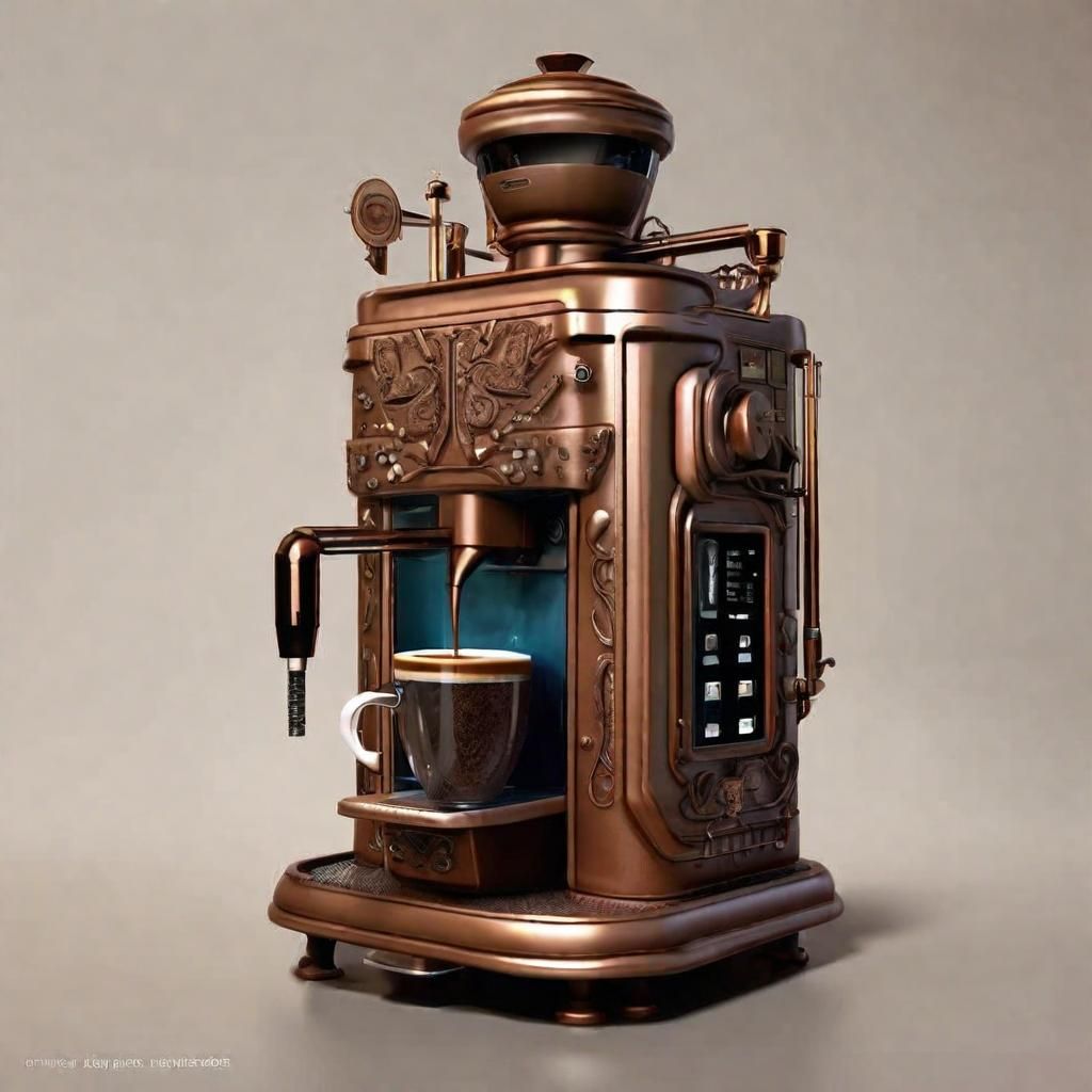 Incredibly Detailed Coffee Machine