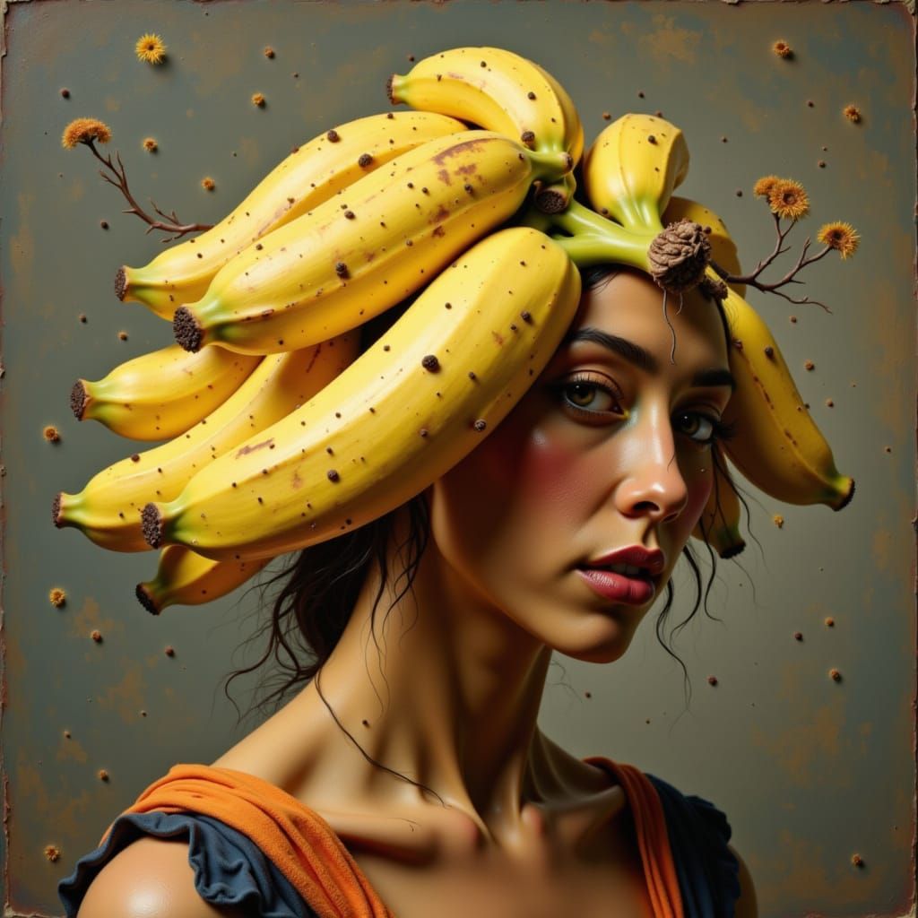 Giant Banana Falls on Person's Head