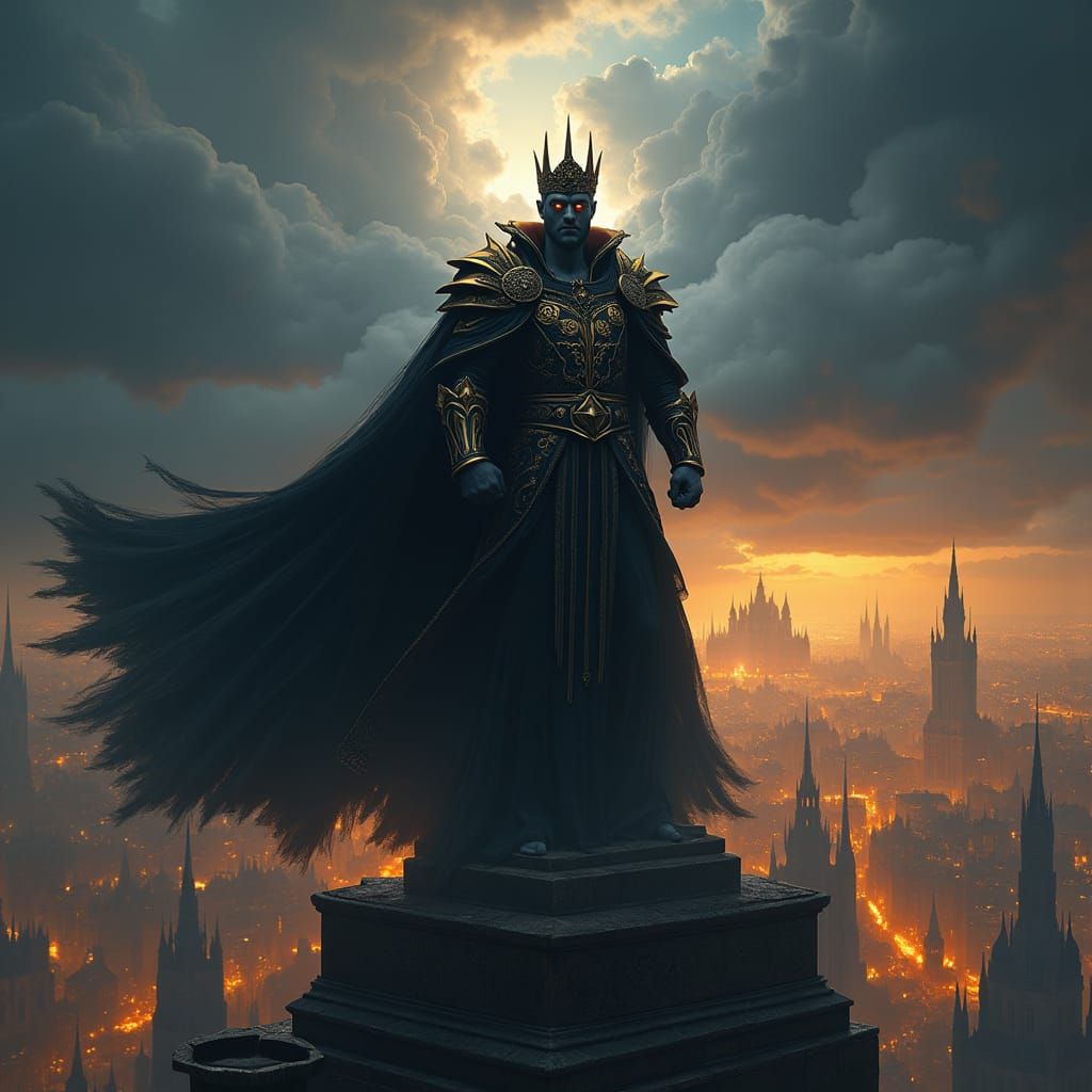 Ominous Darkness Engulfs Kingdom in Fantasy Concept Art