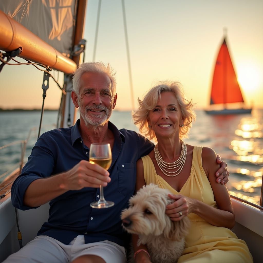 Sailors' Golden Hour on the Chesapeake