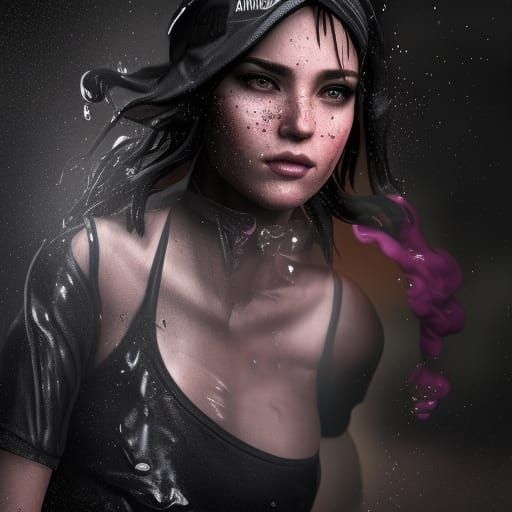 Hyperdetailed Female Rogue Agent in New York City