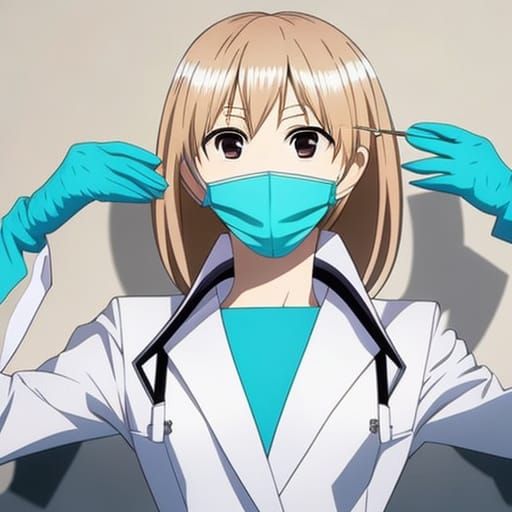 Anime-Style Dentist in Surgery