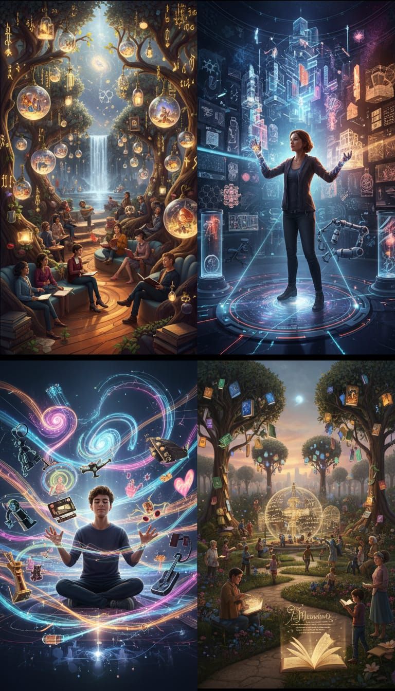 AI Explores Four Seasons of Creativity and Inspiration