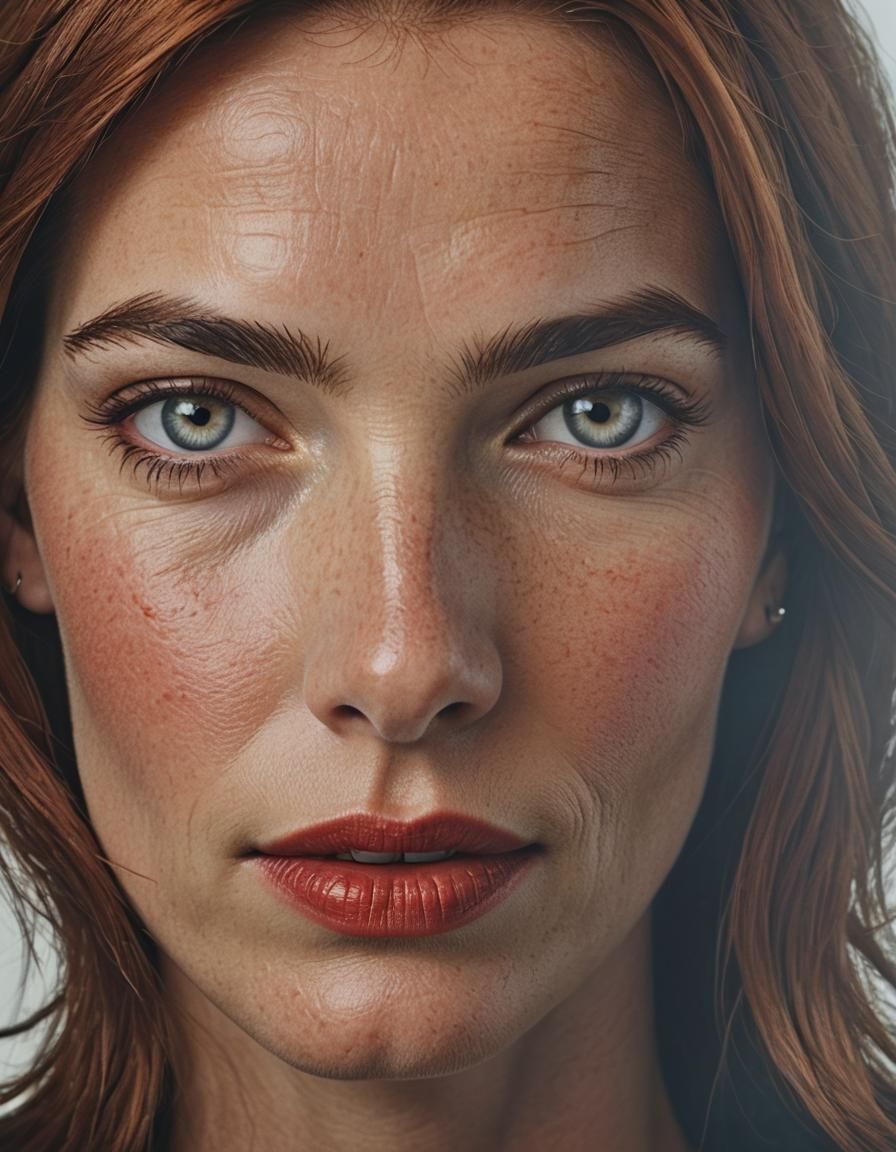 Professional Portrait of Woman with Red Hair