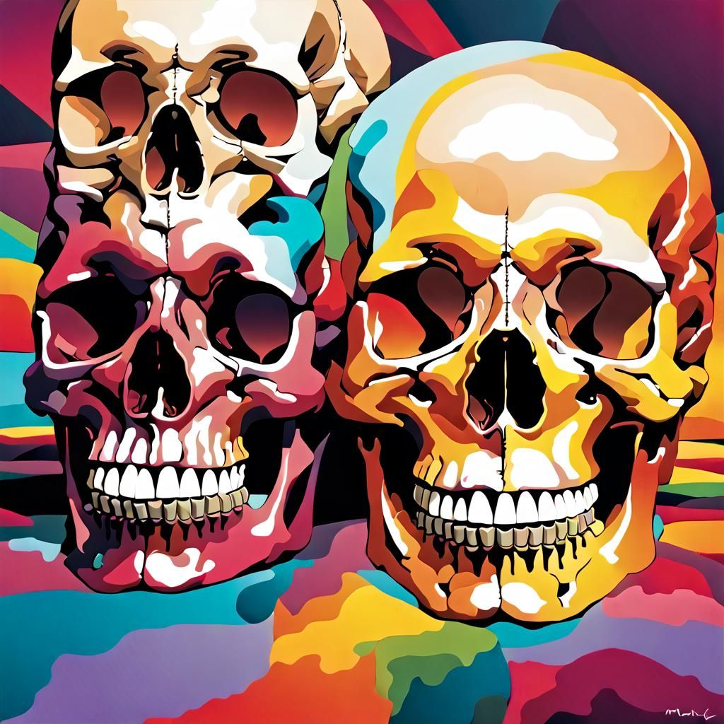 Anatomical Skull Illustrations: Male vs. Female, Detailed 3D...