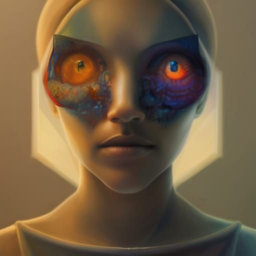 Macabre Sci-Fi Nightmare Inducing Image