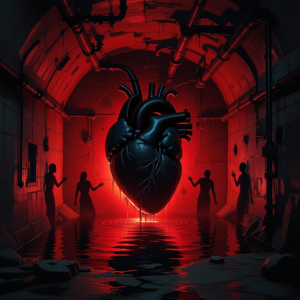 Biomechanical Basement with Pulsing Heart