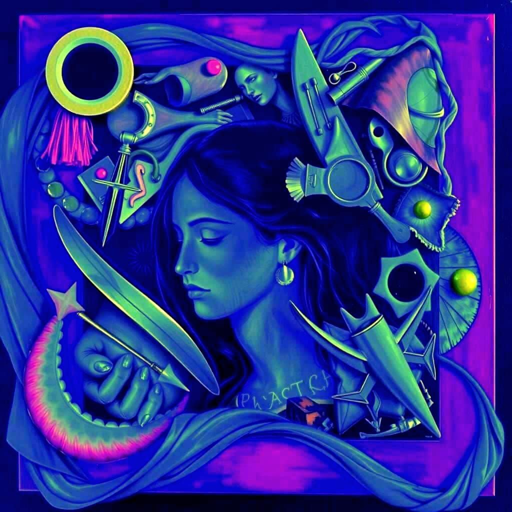 Surrealistic Daliesque Mona Lisa Portrait