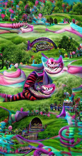 Whimsical Cheshire Cat Grin