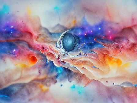 Abstract Watercolor Painting in 8k Resolution