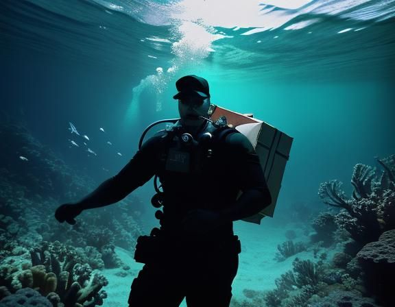 Underwater Pizza Delivery