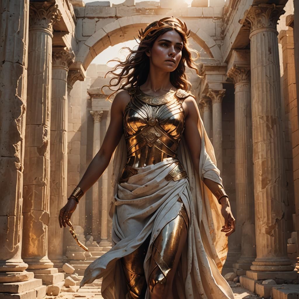 A woman made of gold