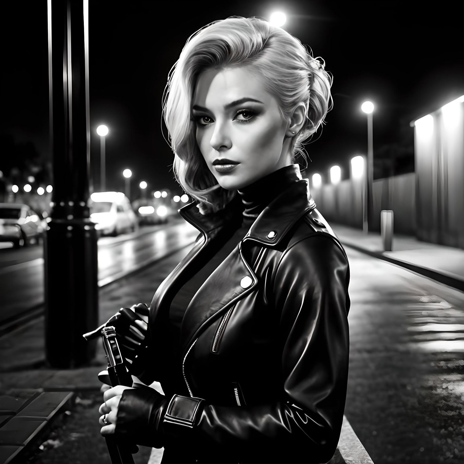 Film Noir Spy at the Berlin Wall, 1965