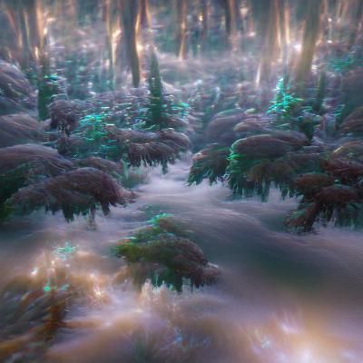 Enchanted Forest Scene