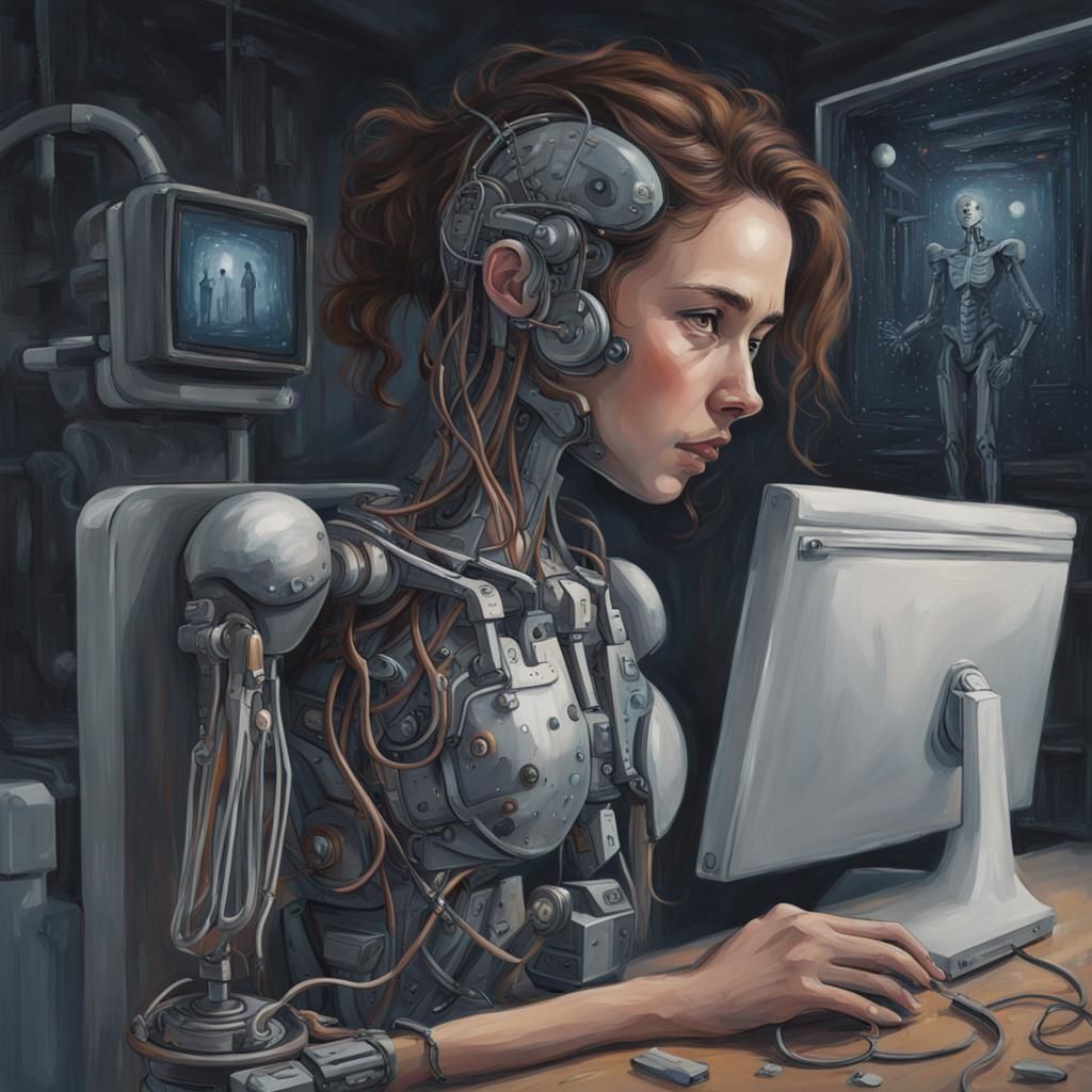 Abstract AI Emergence: Cold Darkness to Question