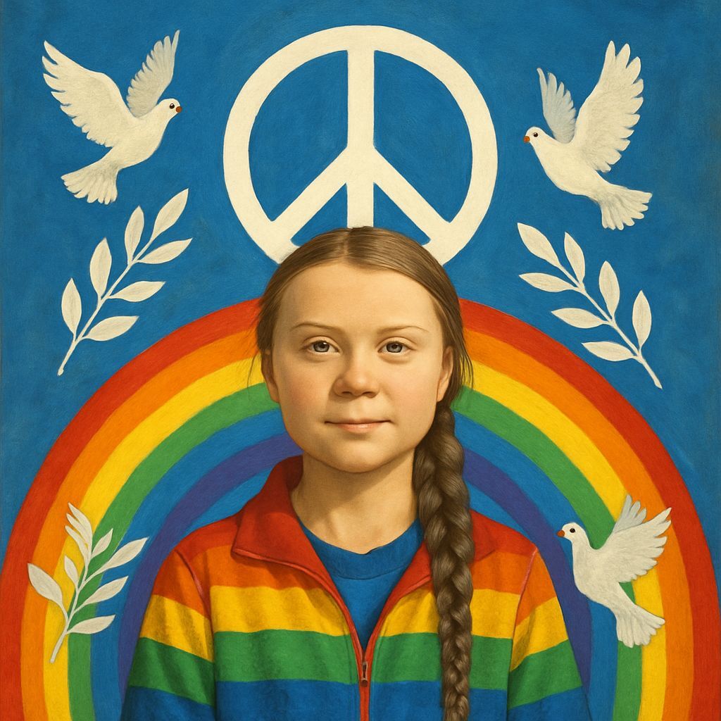 Greta Thunberg: Rainbow Warrior for Peace