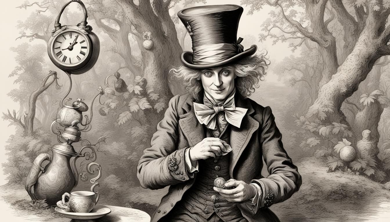 Mad Hatter in Wonderland, Tenniel Style
