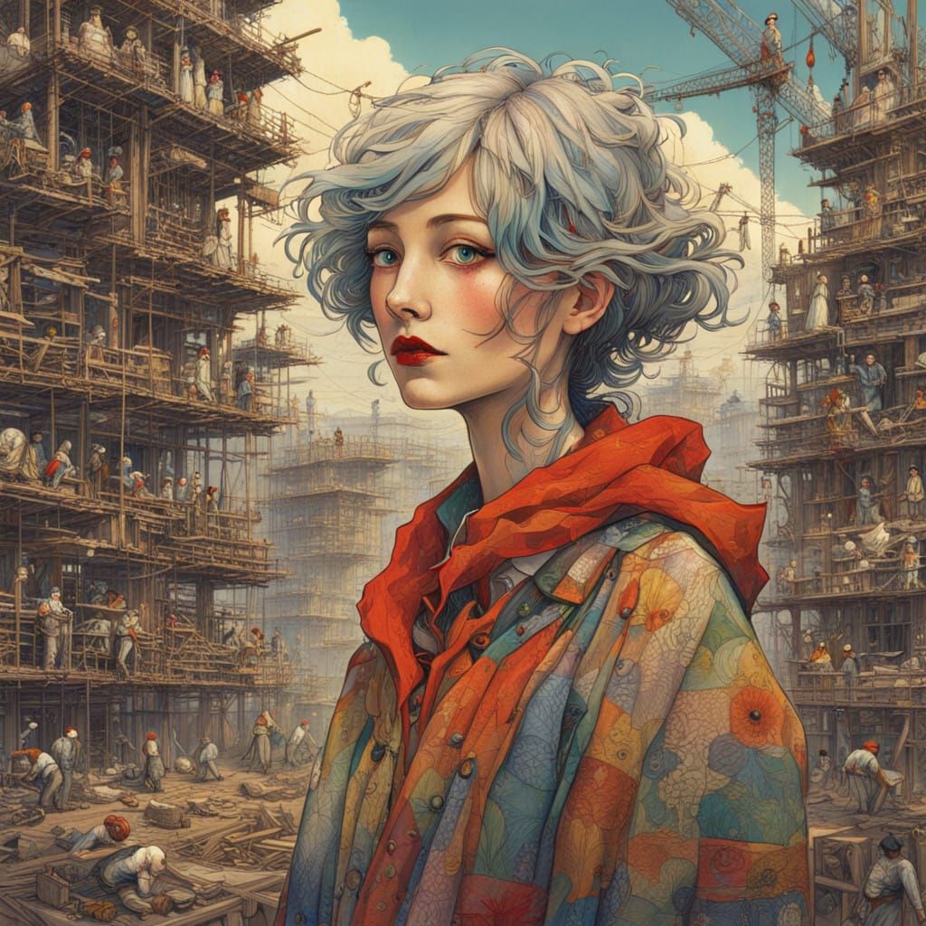 Mosaic Woman: A Dynamic Reassembly