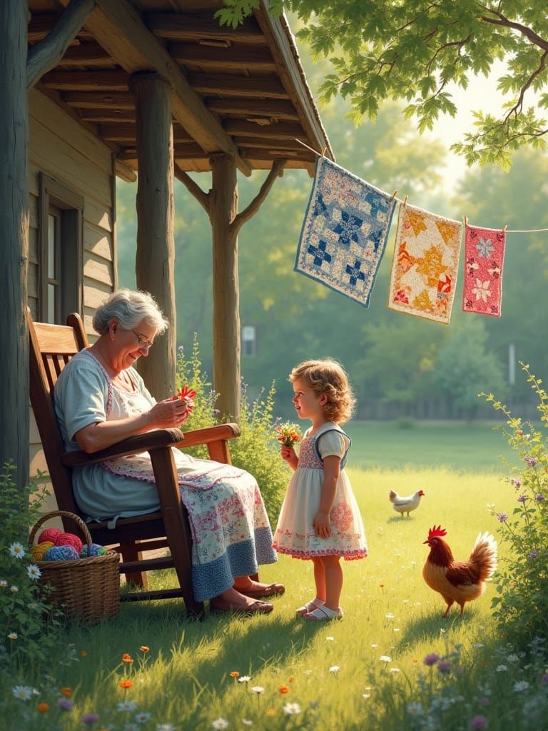 Cozy Country Afternoon with Grandma