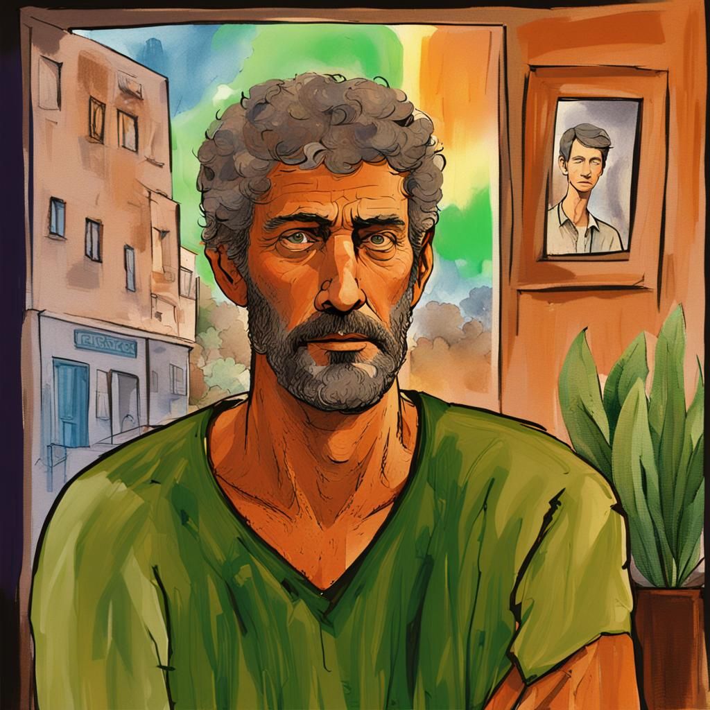 Nordic Man in Atmospheric Realism